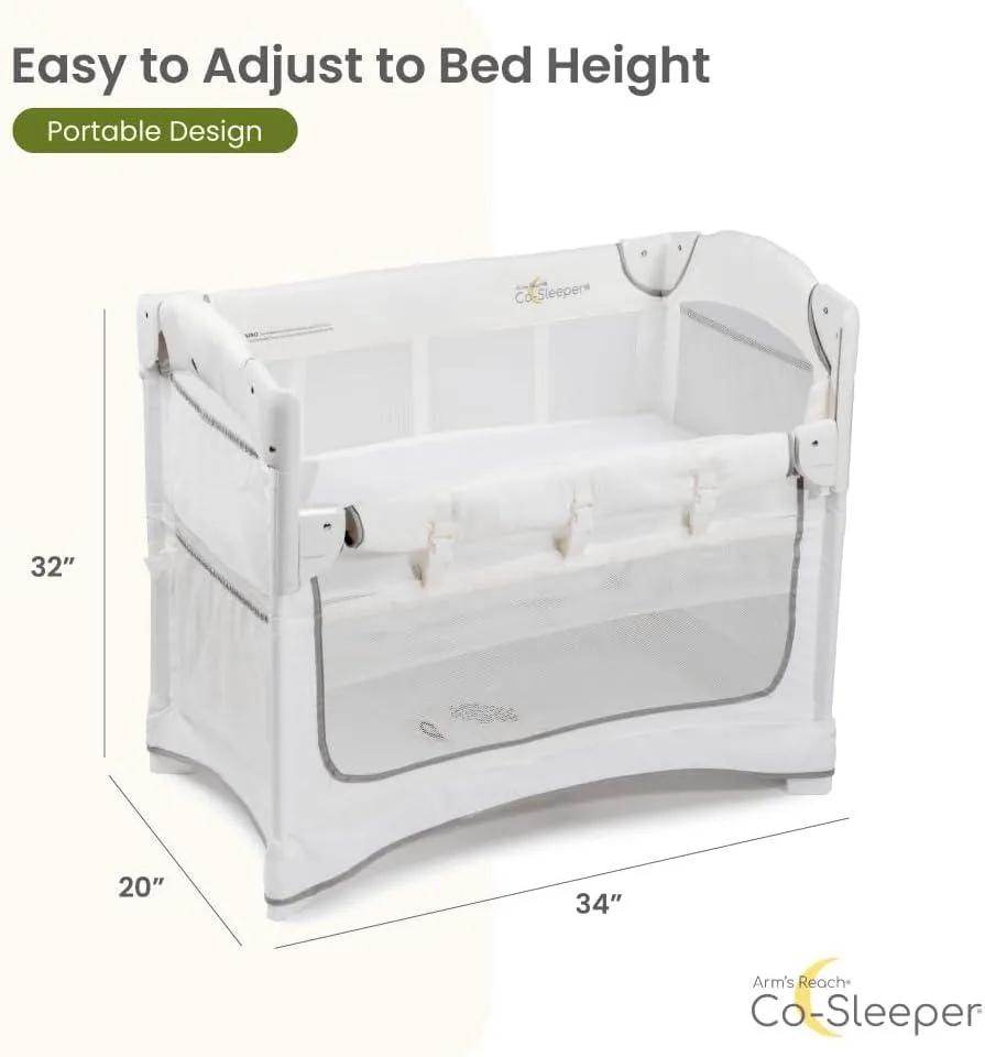 Arm’s Reach Mini Ezee Bassinet: Sturdy, Spacious & Portable Co-Sleeper