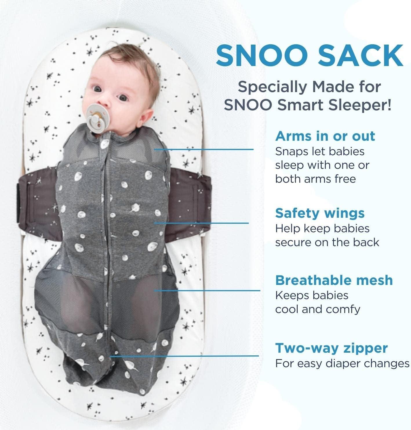 Happiest Baby SNOO Sleep Sack: Soft, Secure & Hip-Healthy Swaddle