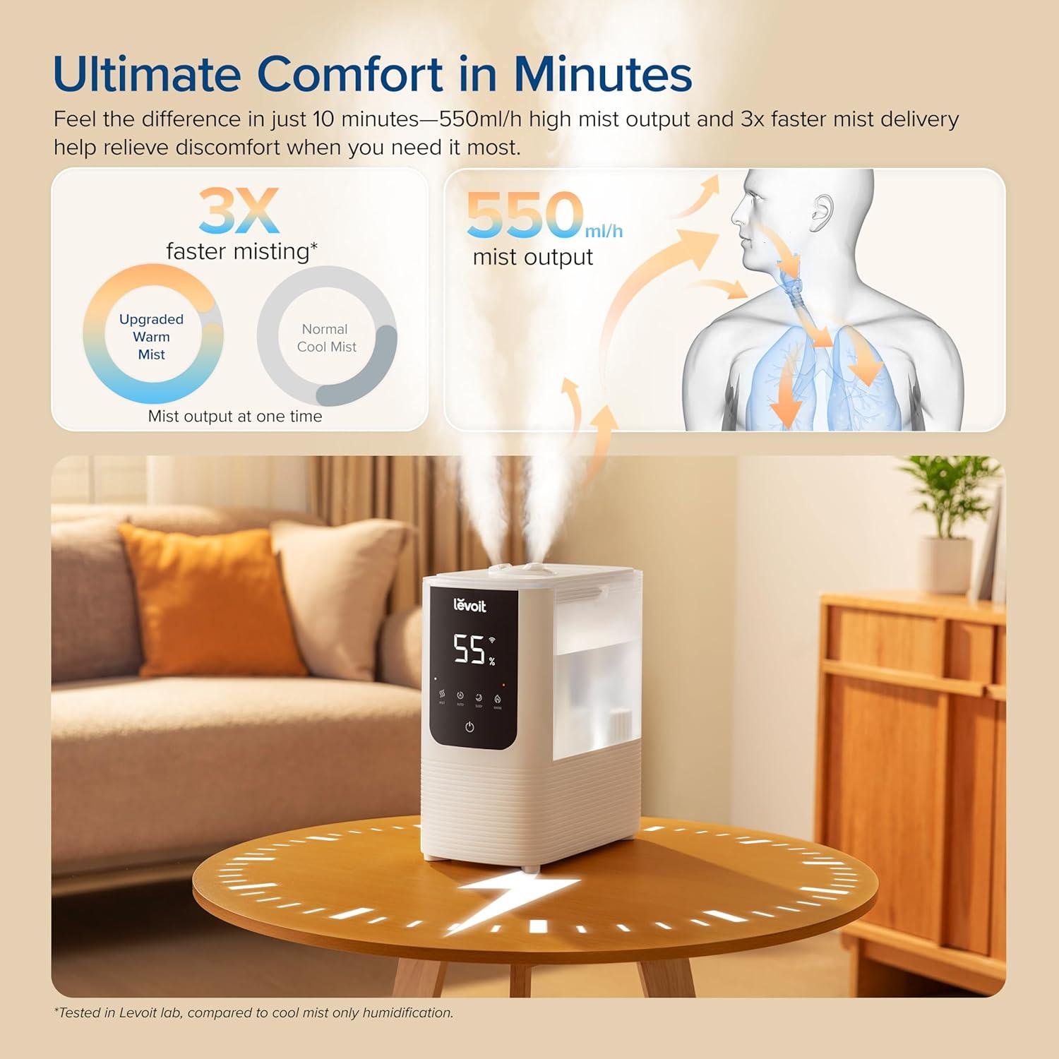 LEVOIT Smart Humidifier Review: Quiet Comfort with Easy Control