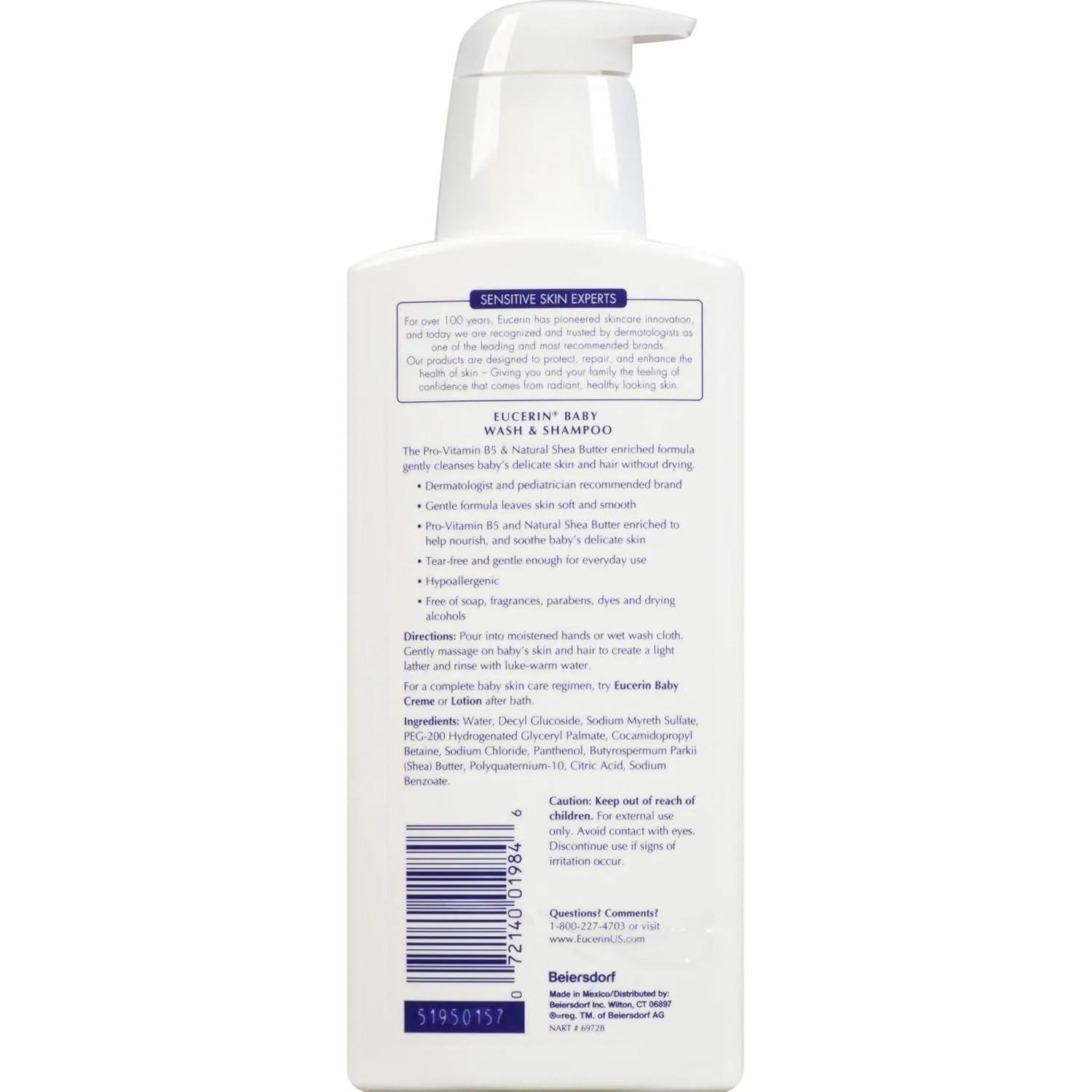 Gentle and Nourishing: Eucerin Baby Wash & Shampoo Review