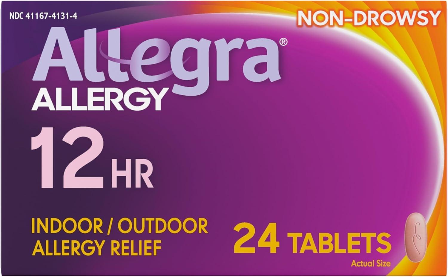 Allegra 12-Hour Tablets: Fast, Non-Drowsy Allergy Relief Review