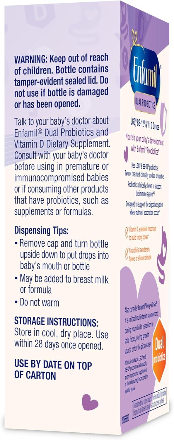 Enfamil Dual Probiotic Drops: Baby’s Digestive & Immune Boost