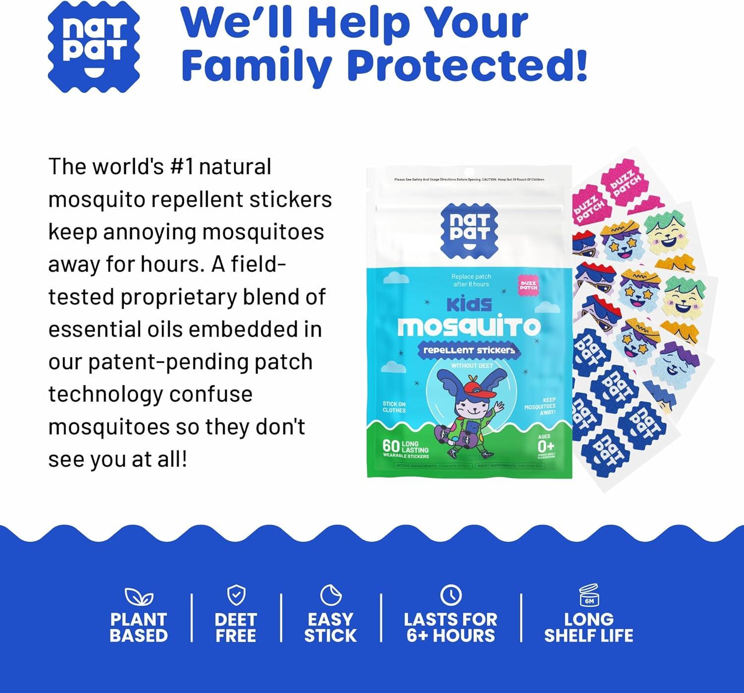 NATPAT Buzz Patch Review: Safe, Kid-Friendly Mosquito Defense