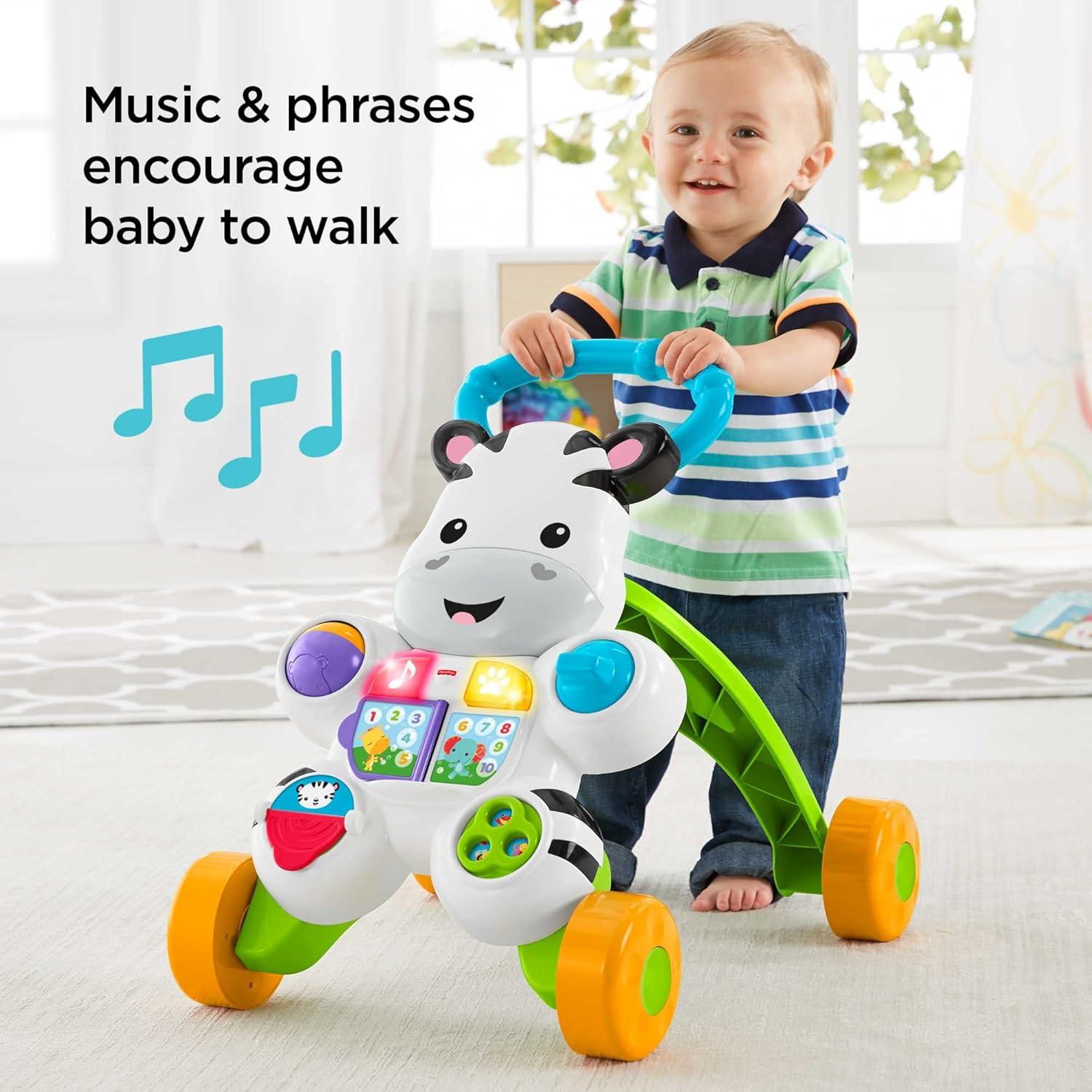 Fisher-Price Zebra Walker: From First Words to First Steps Fun
