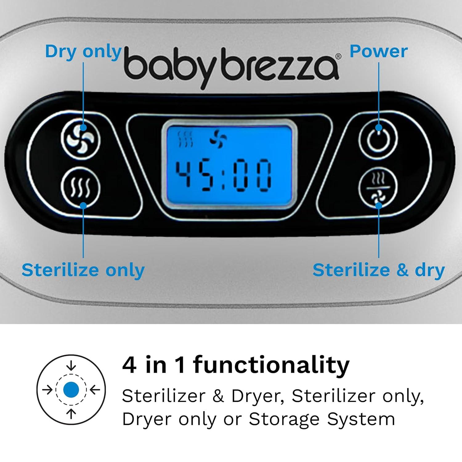 Baby Brezza Sterilizer & Dryer: Fast, Safe & Universal Fit