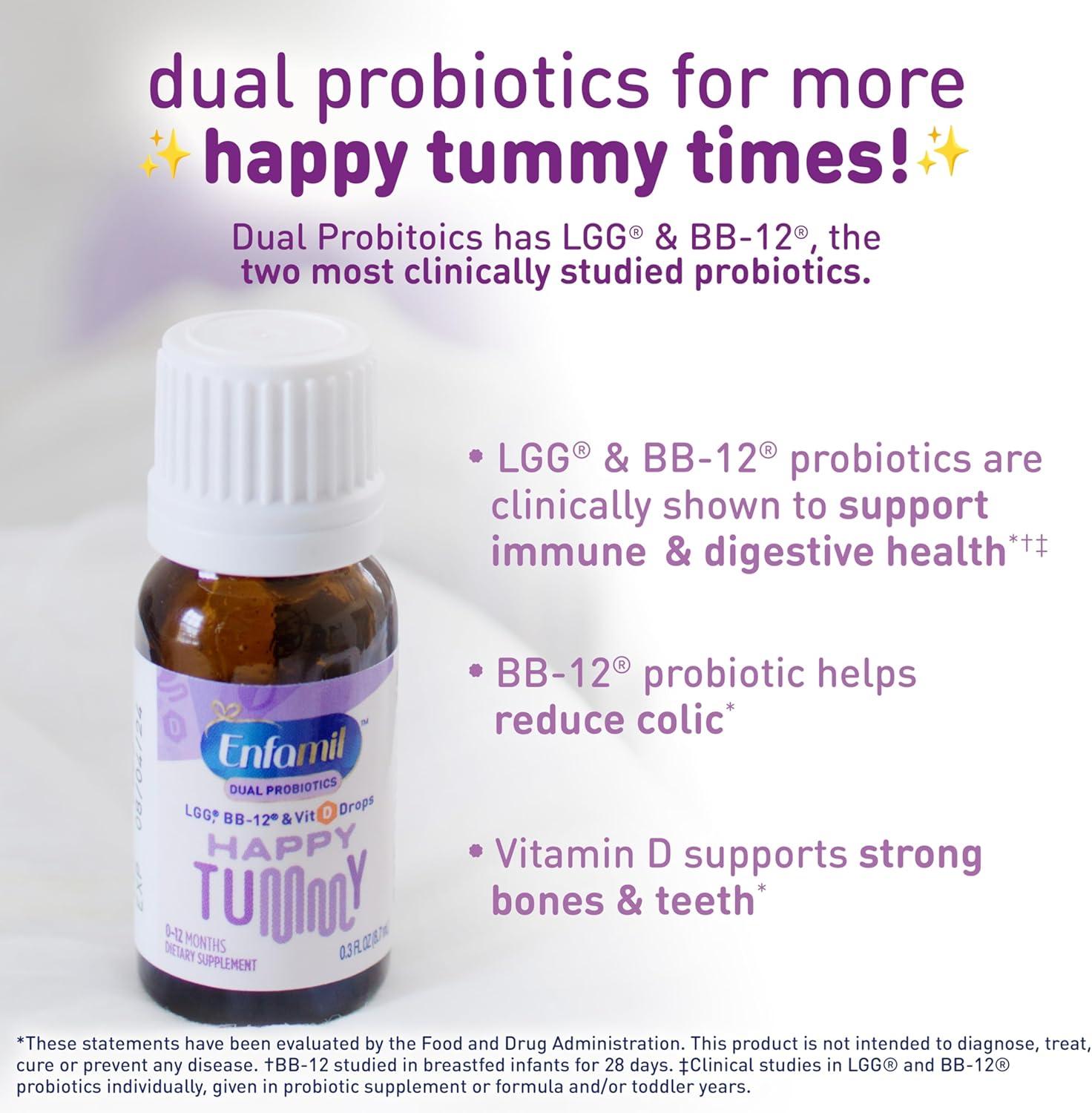 Enfamil Dual Probiotic Drops: Baby’s Digestive & Immune Boost