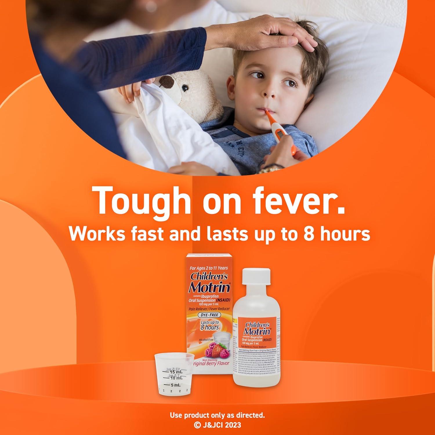 Children’s Motrin Berry: Reliable Fever & Pain Relief for Kids