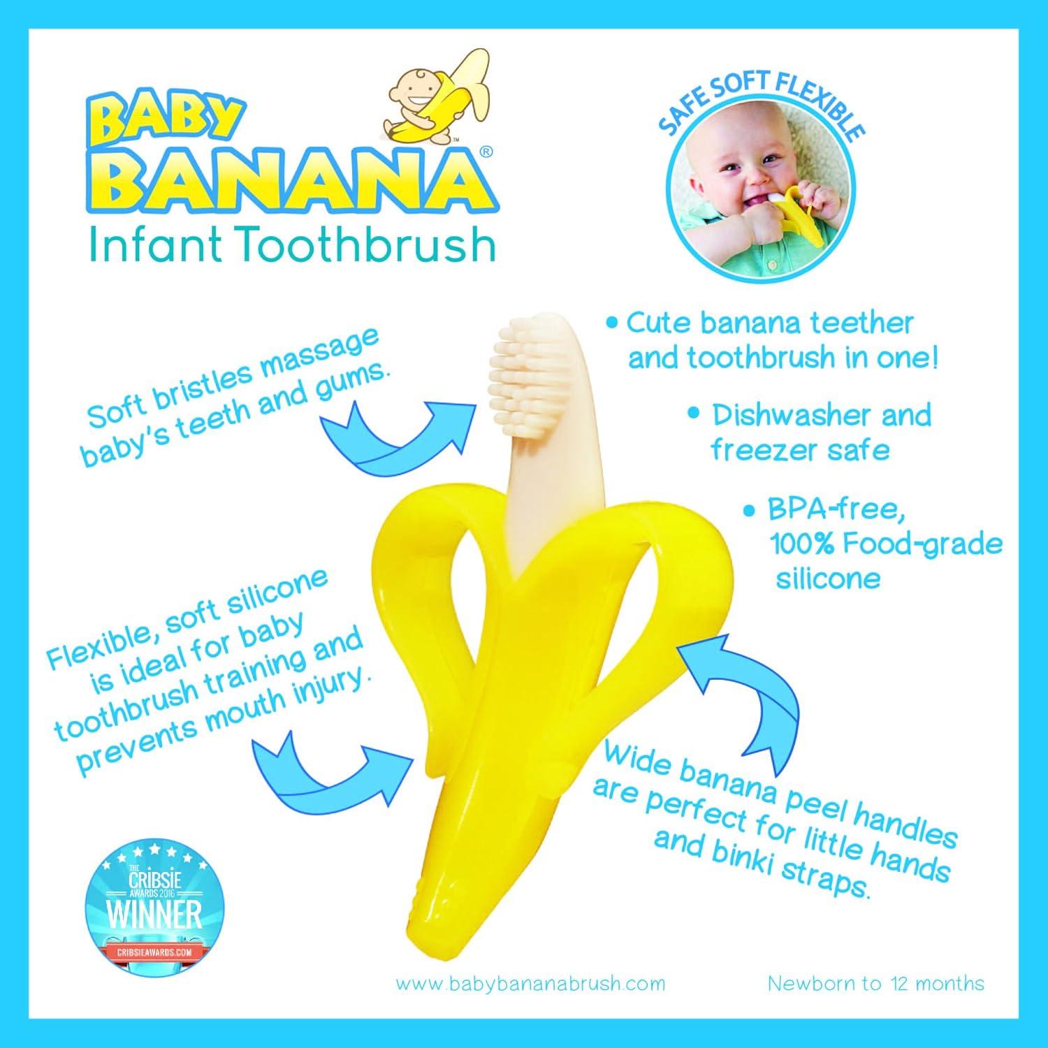 Baby Banana Toddler Toothbrush: Gentle, Safe, and Easy to Use