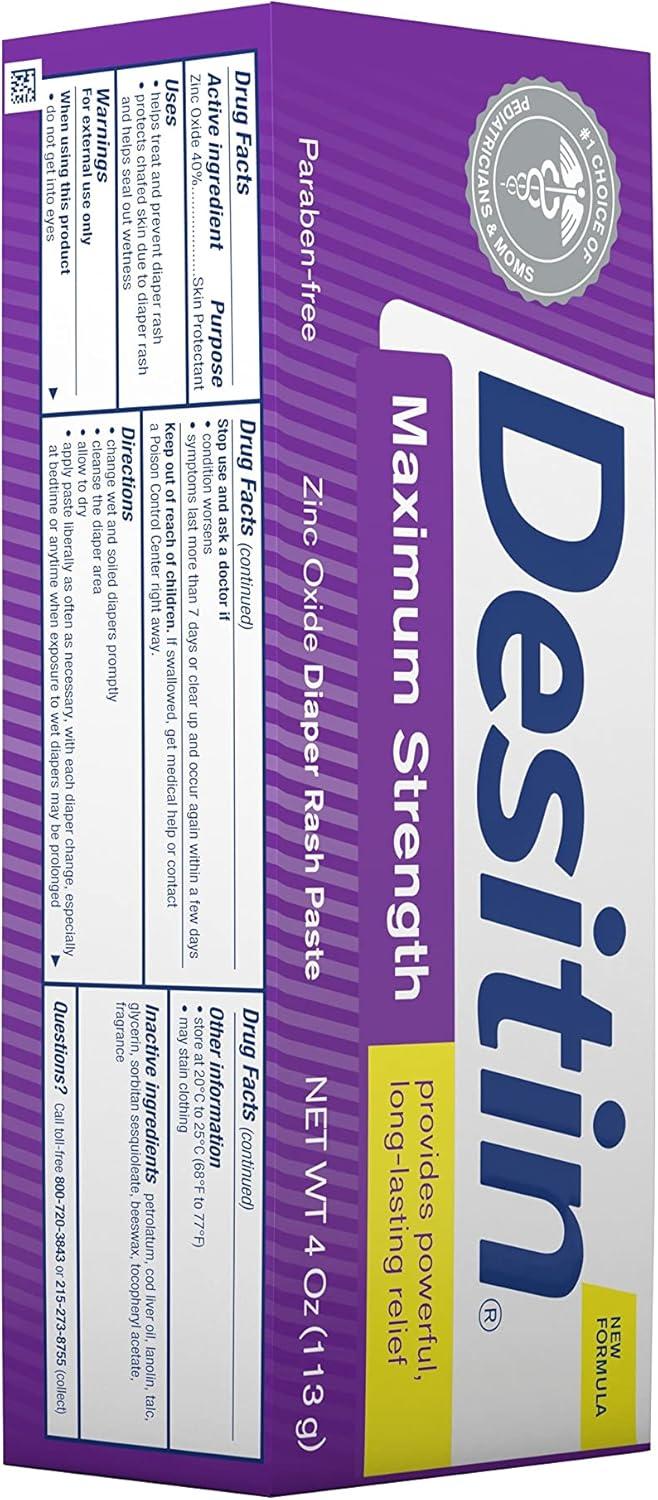 Desitin Maximum Strength: Trusted Diaper Rash Care with Zinc Oxide