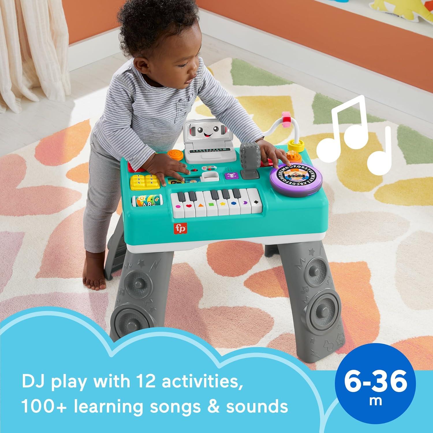 Fisher-Price Laugh & Learn DJ Table: Fun Learning Beats for Babies