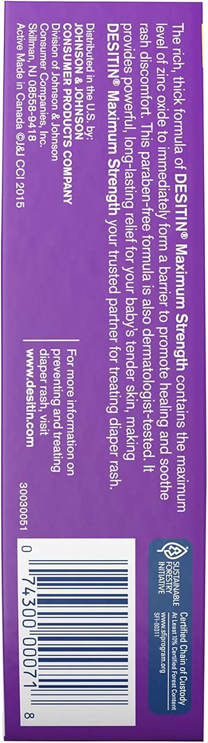 Desitin Maximum Strength: Trusted Diaper Rash Care with Zinc Oxide