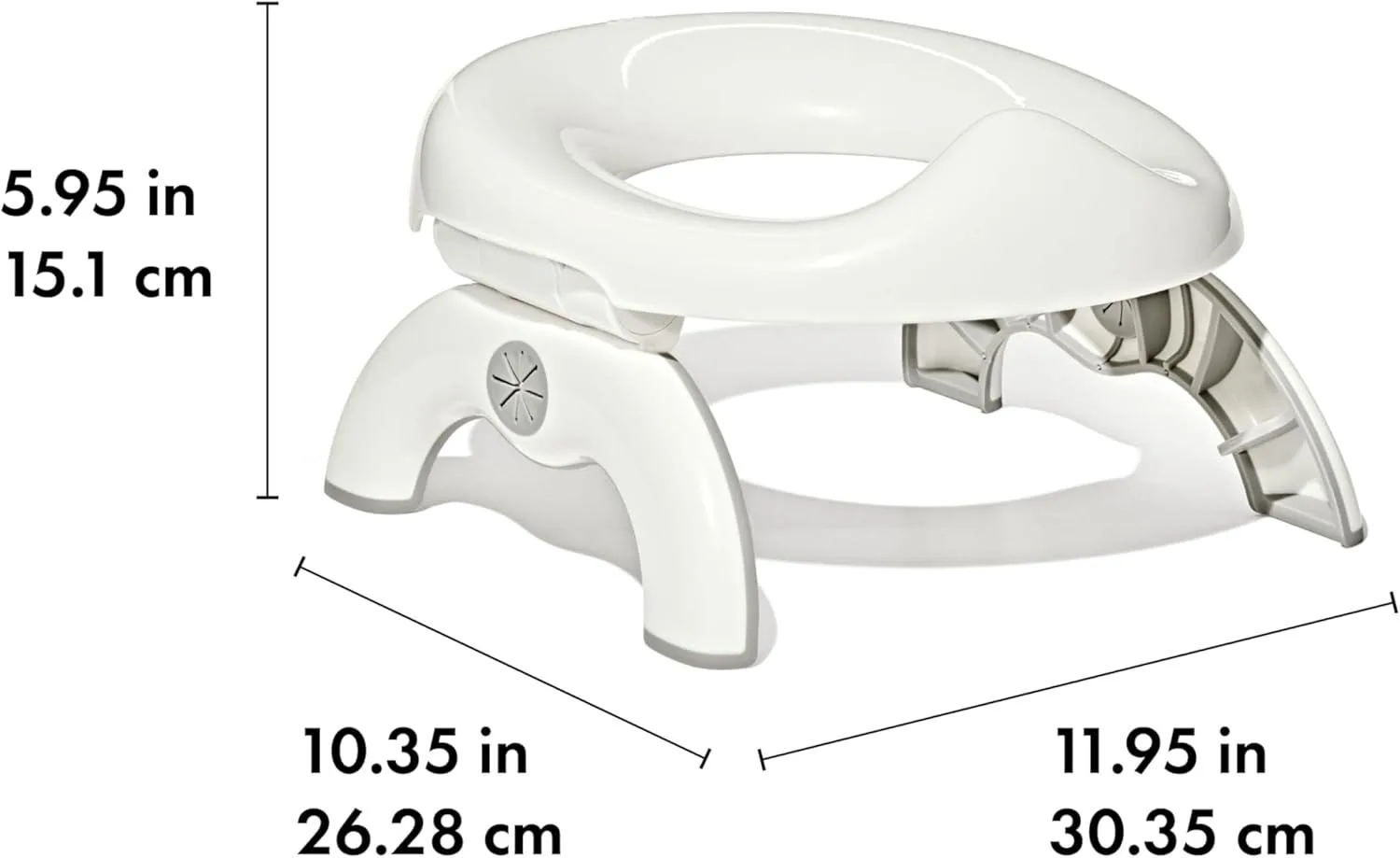 OXO Tot 2-in-1 Go Portable Potty: Compact & Convenient Toddler Travel Seat