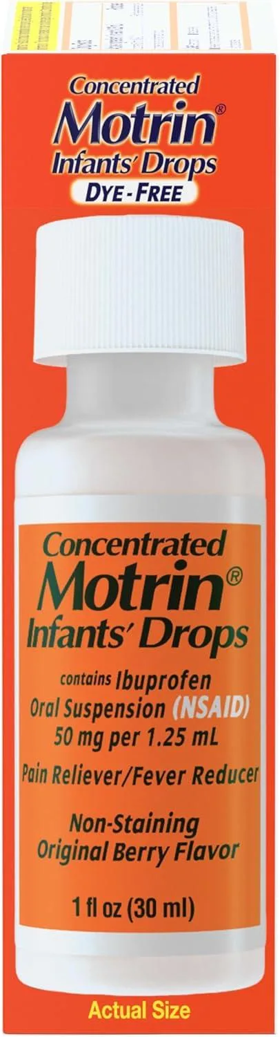 Motrin Infants’ Ibuprofen Drops: Reliable Fever Relief & Pain Care