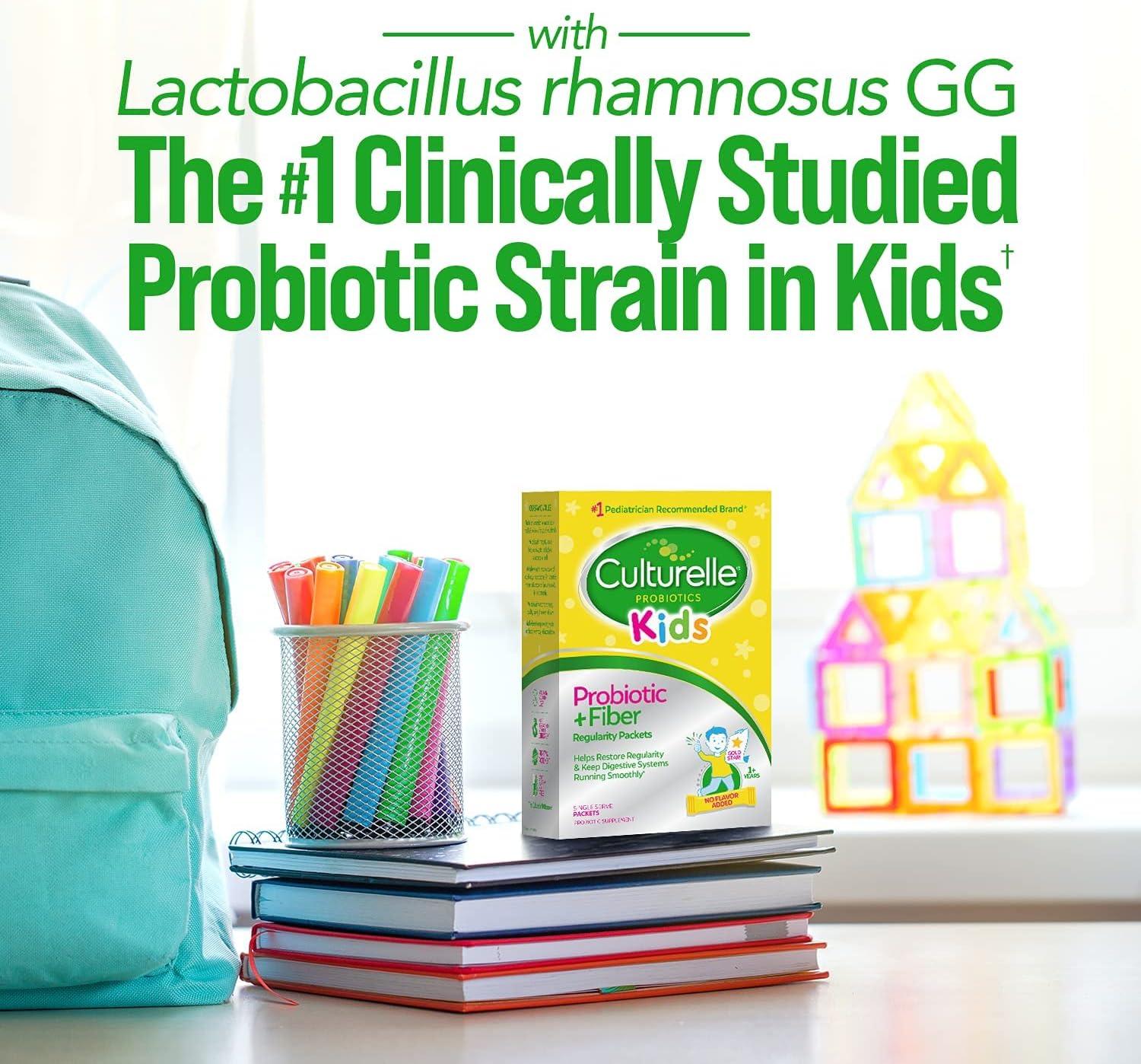 Culturelle Kids Probiotic + Fiber: Gentle Digestive Relief for Kids