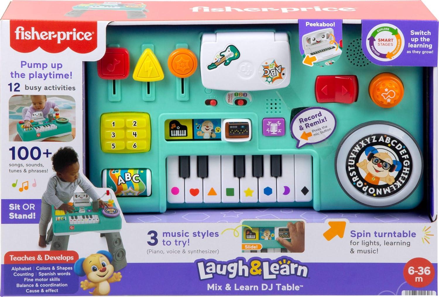 Fisher-Price Laugh & Learn DJ Table: Fun Learning Beats for Babies