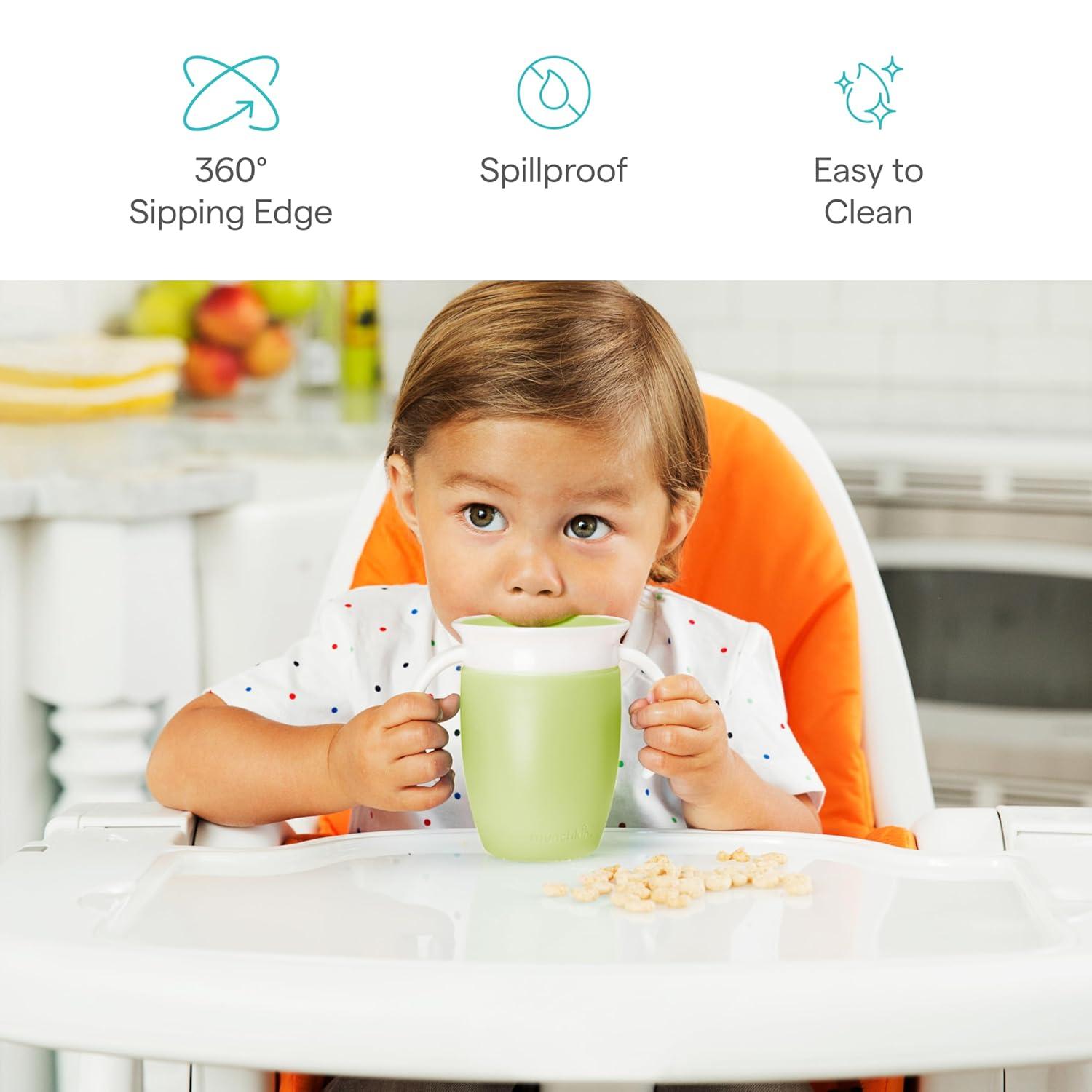Munchkin Miracle 360 Sippy Cups: Spill-Free Toddler Transition