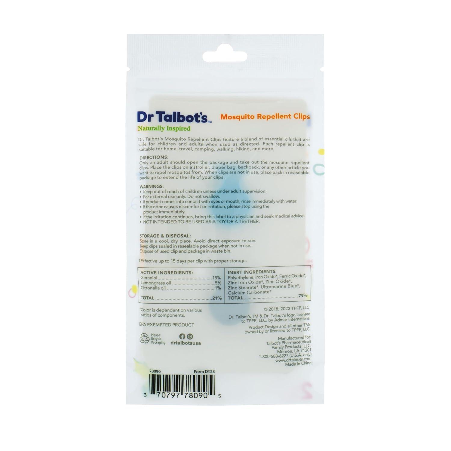 Dr. Talbot’s Baby Clips: Natural Protection with Essential Oils