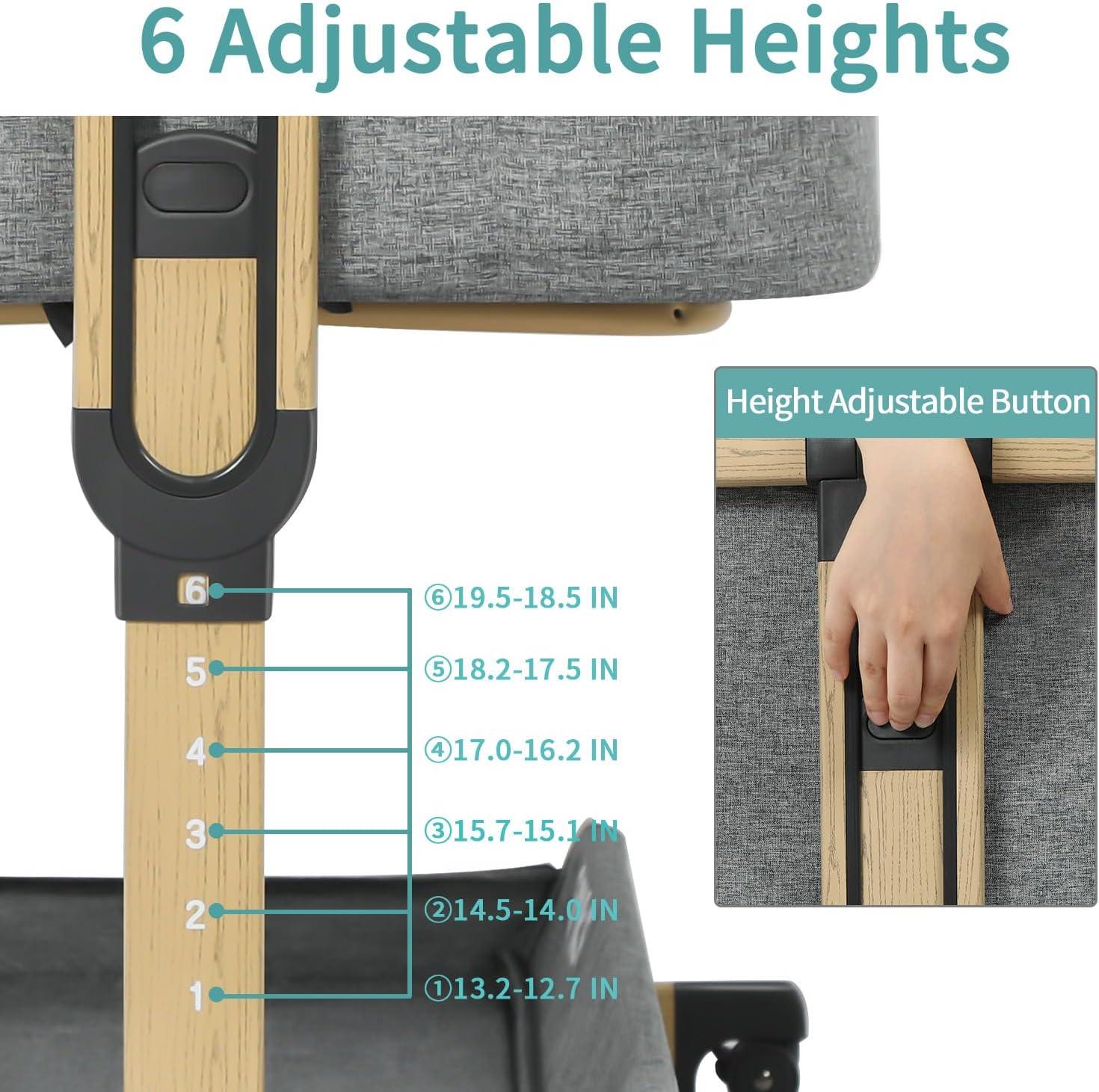 AMKE 3-in-1 Baby Bassinet: Easy Assembly & Versatile Comfort