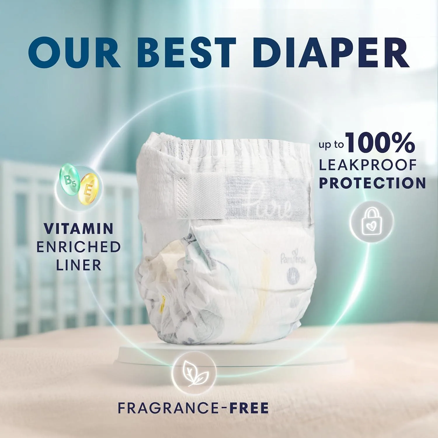 Pampers Pure Protection Diapers: Soft, Safe & Leakproof Care