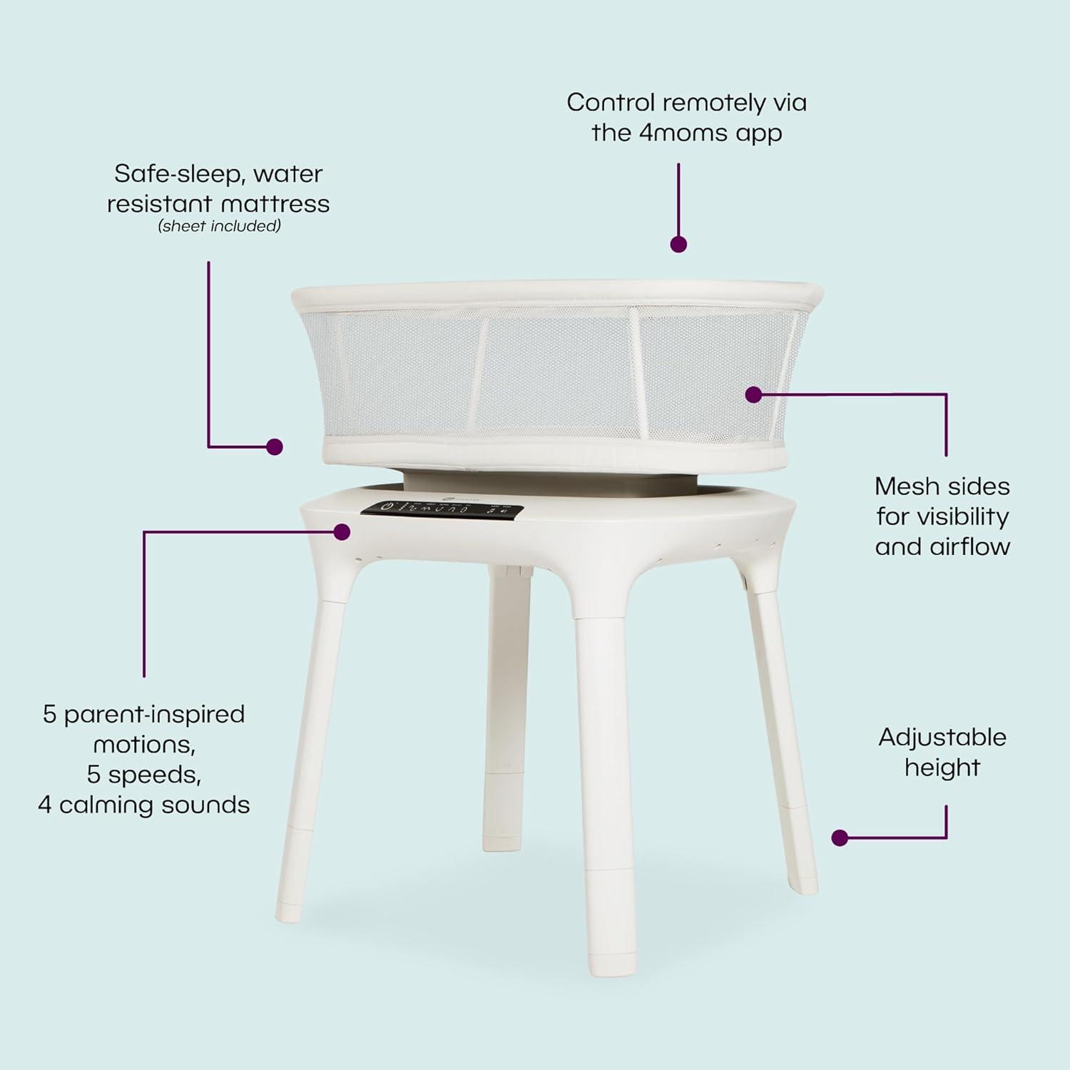 4moms MamaRoo Sleep Bassinet Review: Custom Soothing for Baby's Rest