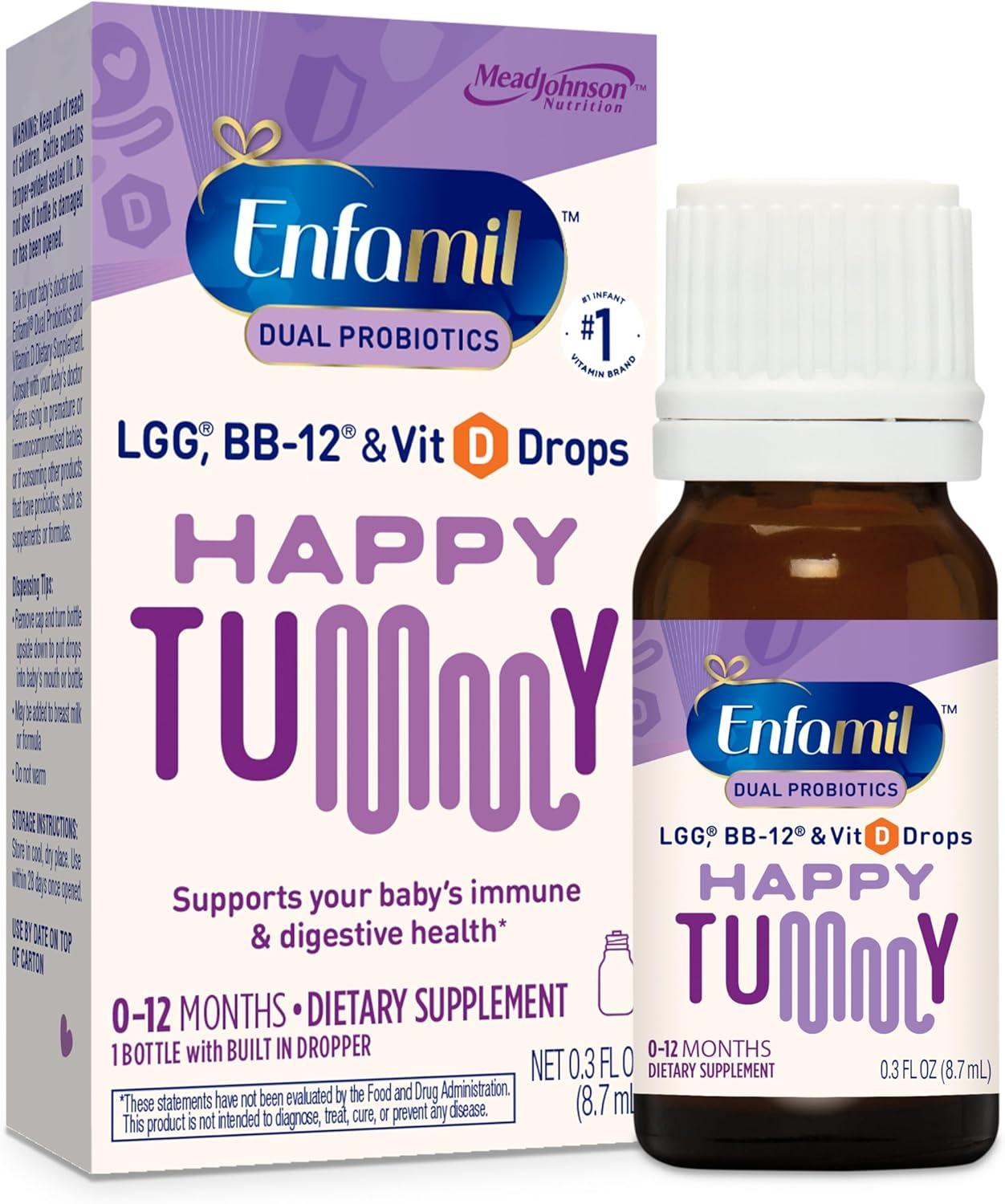 Enfamil Dual Probiotic Drops: Baby’s Digestive & Immune Boost
