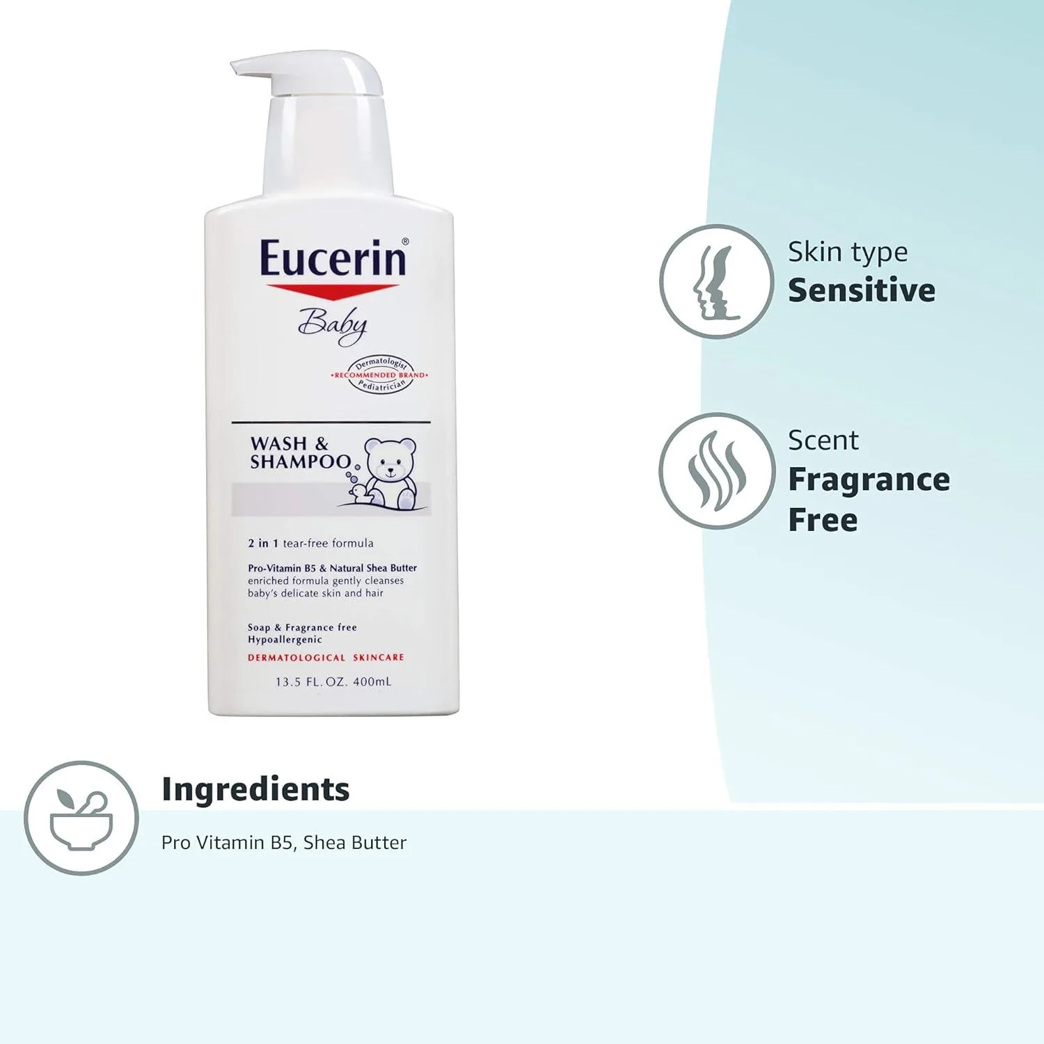 Gentle and Nourishing: Eucerin Baby Wash & Shampoo Review