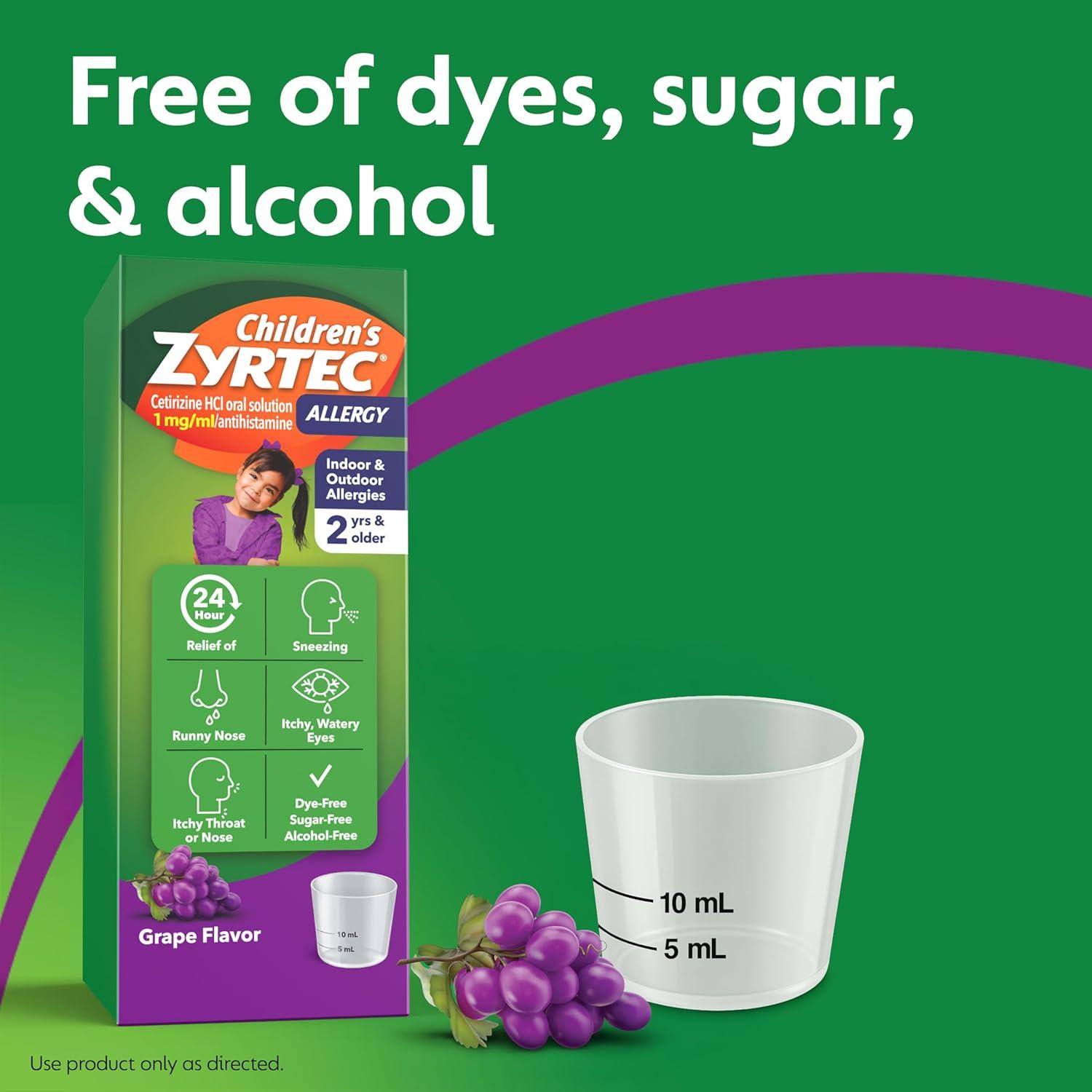 Zyrtec Kids Allergy Relief Syrup: Trusted 24-Hour Comfort