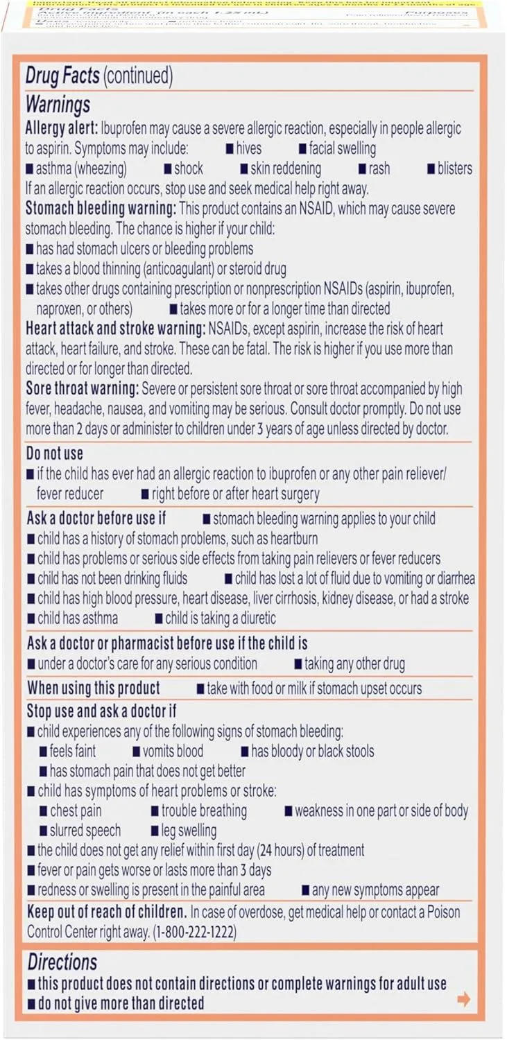 Motrin Infants’ Ibuprofen Drops: Reliable Fever Relief & Pain Care