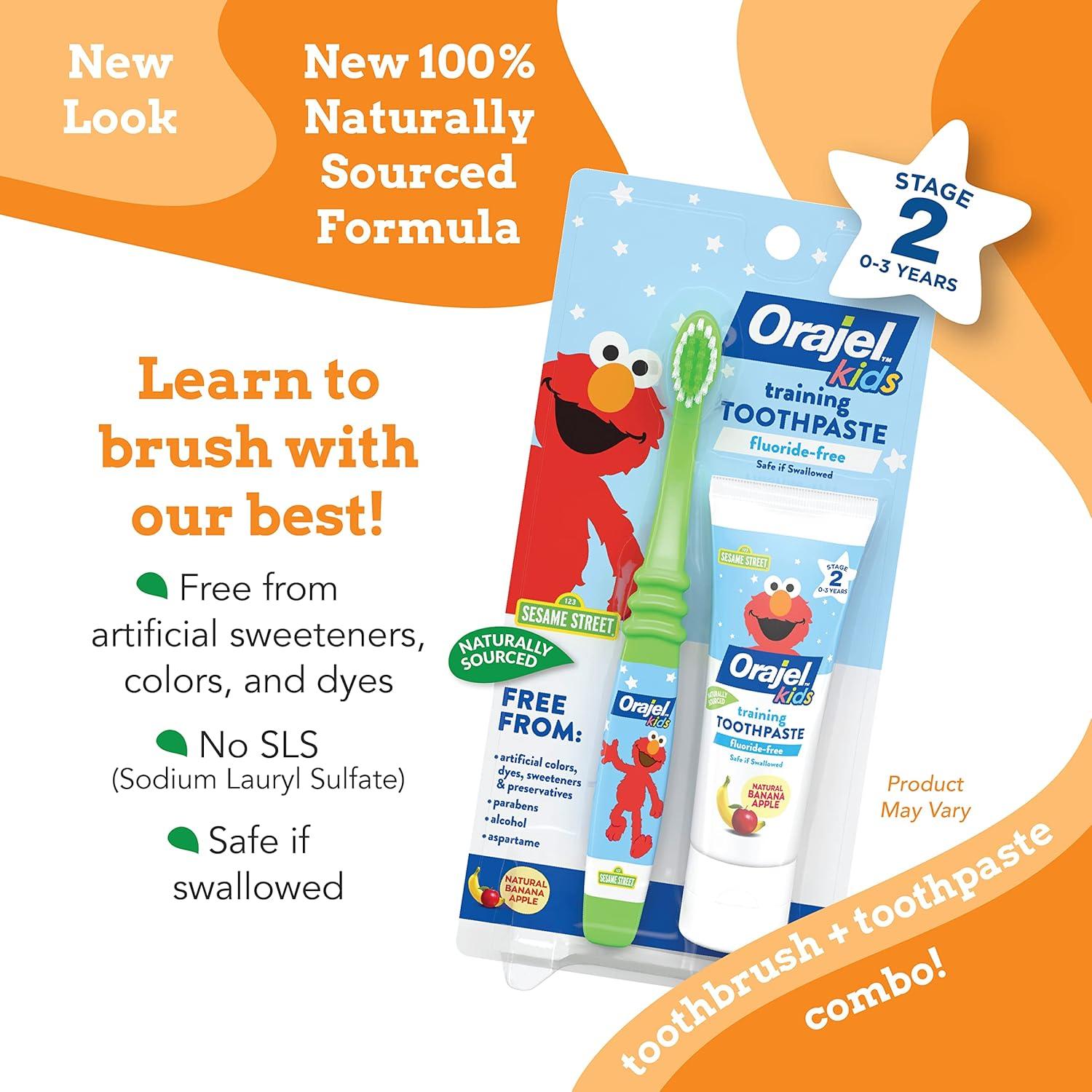Gentle Baby Oral Care: Orajel Elmo Fluoride-Free Cleanser Review