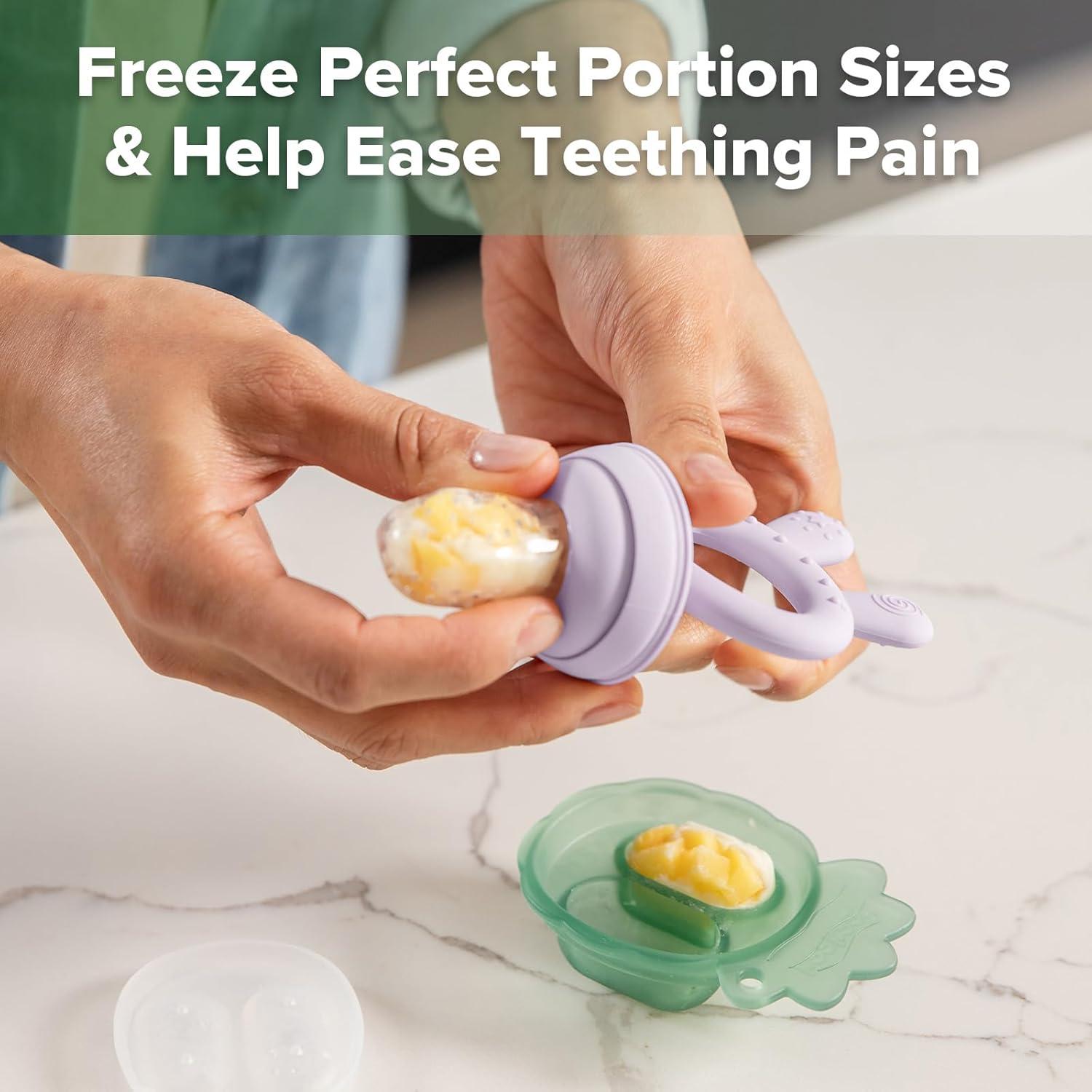 Haakaa Baby Feeder & Nibble Tray: Safe, Easy Self-Feeding